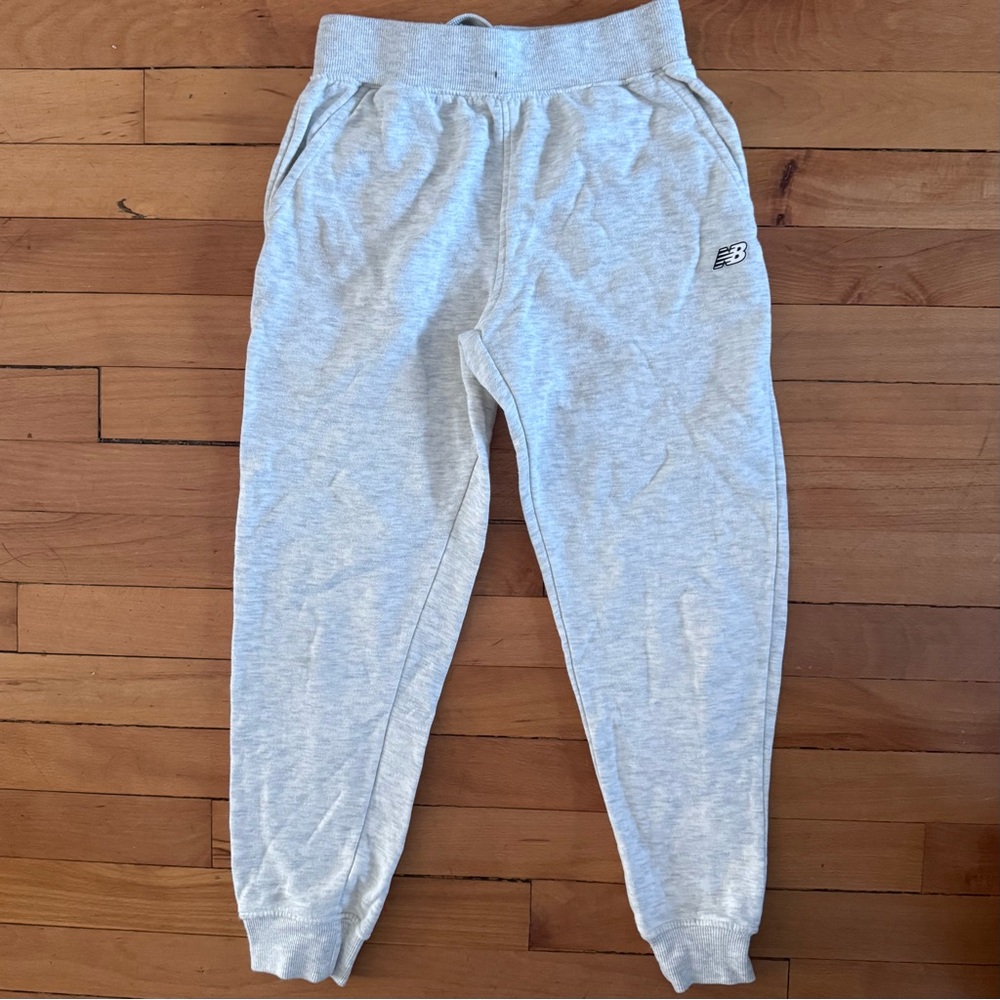 New Balance Kids Gray Jogger Pants Size 8